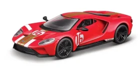 Bburago RACE 2022 Ford GT Heritage Edition červená 1:32