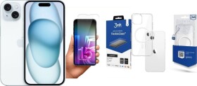 Apple iPhone 15 128GB Blue (MTP43) + FlexibleGlass + Etui MagCase