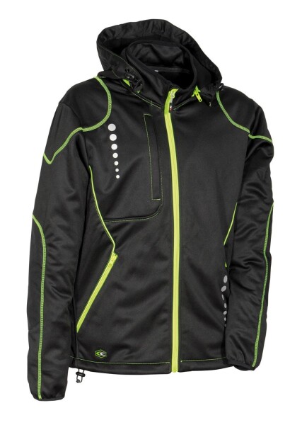 Bunda Cofra JACUZIA Farba: Čierna/ Limetka, Veľkosť: 3XL (V387_0_06_3XL2)