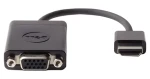 DELL Adapter HDMI na VGA čierna / Redukcia / HDMI Typ A na VGA D-Sub / Full HD 1920×1080 / 0,17 m (DAUBNBC084)