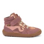 Dievčenské celoročné členkové barefoot topánky TEX GO PINK/GOLD Froddo G3110265-6 - 25