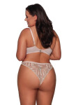 Ava 2106/B Brazílske nohavičky S-3XL Béžová XXL