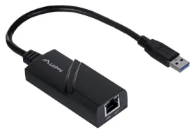 Lanberg NC-1000-01 čierna / Sieťová karta / USB (NC-1000-01)