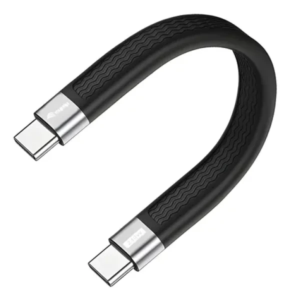 Equip USB4 Gen 3x2 PD 240 W čierna / Dátový a nabíjací kábel / USB-C - USB-C / 40 Gbit/s / 0,13 m (128410)