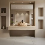 REA - Umývadlo na dosku Mika Light Terracotta REA-U7348
