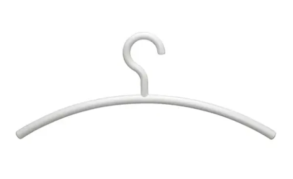 Maul 9451502 biela / Ramienko na oblečenie / Plast / 5 ks / 46x19 cm (9451502)