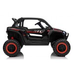 Mamido Mamido Elektrické autíčko Buggy UTV KCK 4x4 čierne 24V | 800W | 50 kg | EVA | LED | 2,4 Ghz | ECO koža