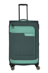 Veľký textilný kufor Travelite Viia 4w L Green