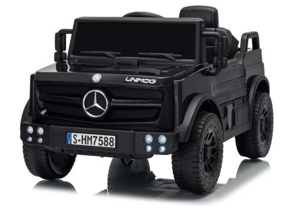 Mamido Elektrické autíčko Mercedes Unimog čierne