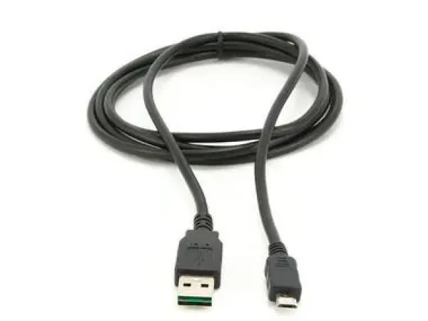 Gembird obojstranný kábel USB 2.0 AM - Micro-USB / 1 m / čierny (CC-MUSB2D-1M)