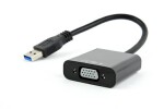 Gembird adaptér USB 3.0 (M) na VGA (F) čierna (AB-U3M-VGAF-01)