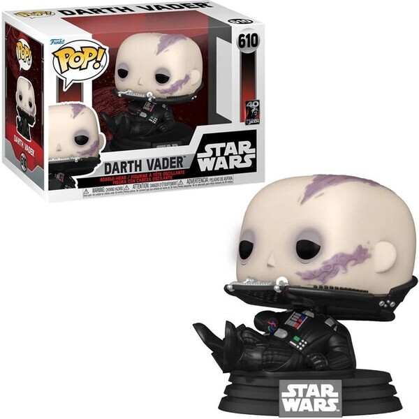 Funko POP! #610 Star Wars: RotJ 40th- Vader(unmasked)