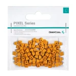 DEEPCOOL PIXEL oranžová / Dekoračné bity pre skriňu / 100 ks / guma (R-PIXEL-PO100-G-1)