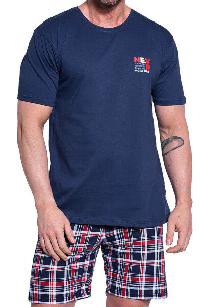 Pánske pyžamo 326/286 Never 3 - CORNETTE džínová 4XL