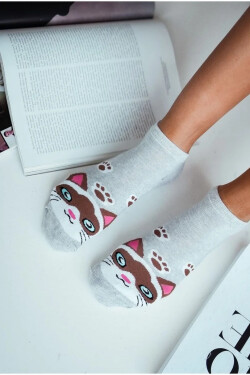 DÁMSKE NOHY S MAČACOU HLAVOU 1146.007 lila 37-41