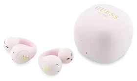 Guess Mini Classic Logo ružová / Slúchadlá / Bezdrôtová / OWS / Do uší (57983130973)