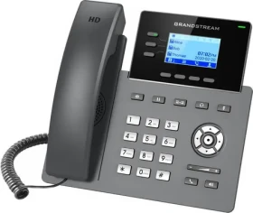 Grandstream GRP2603P / VoIP telefón / 6x SIP účet / 2,48 "LCD displej / 2x Gigabit LAN / PoE (GRP2603P)