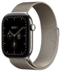 Apple Watch Series 12 GPS+Cellular 46mm Titanové telo - Prírodný milánsky ťah M/L / 150-200 mm (MJGQ4RK/A)