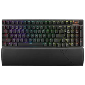 Asus ROG Strix Scope II 96 čierna / Bezdrôtová herná klávesnica / mechanická / ROG NX Snow / RGB / BT / USB / CZ/ SK (90MP037A-BKZA00)