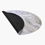 Arozzi ZONA Round Floor Pad White Marble / Ochranná podložka na podlahu / okrúhla / design White Marble (AZ-ZONA-PAD-WTM)