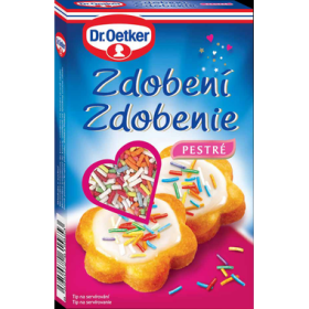 Dr. Oetker Zdobenie pestré (80 g) DO0031 dortík - Dr. Oetker - Dr. Oetker