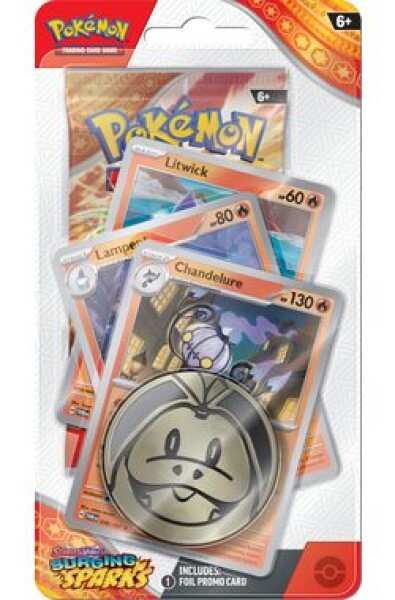 Pokémon TCG: SV08 Surging Sparks - Premium Checklane Blister - Chandelure