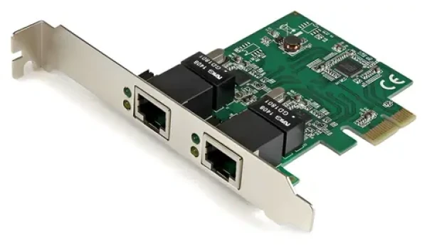 StarTech 2- Port Gigabit PCIe sieťová karta / Sieťová karta / PCI Express / 2x RJ-45 / Realtek RTL8111E (ST1000SPEXD4)