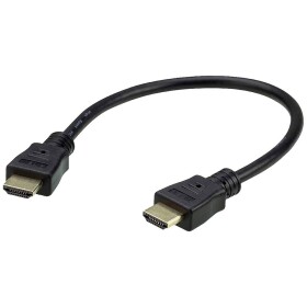 ATEN HDMI prepojovací kábel Zástrčka HDMI-A, Zástrčka HDMI-A 0.30 m čierna 2L-7DA3H 4K UHD HDMI kábel; 2L-7DA3H