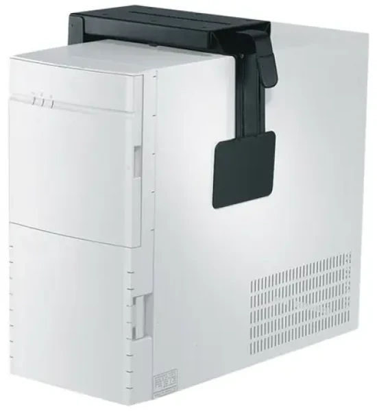 Neomounts CPU-D100BLACK čierna / držiak PC pod stôl / výška pc 30-53 cm / šírka pc 8-22 cm / nosnosť 30 kg (CPU-D100BLACK)