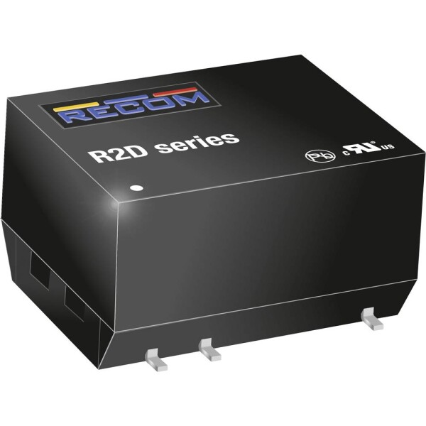 RECOM R2D-0524 DC / DC menič napätia, SMD 42 mA 2 W Počet výstupov: 2 x Obsah 1 ks; R2D-0524