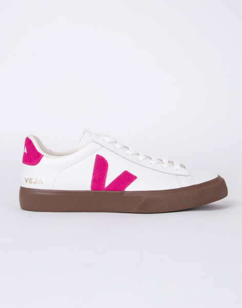 Veja Campo Leather WHITE_PINK_BARK 39