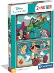 Clementoni 24823 Puzzle Klasické Disney rozprávky 2x60 dielikov