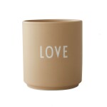 DESIGN LETTERS Porcelánový hrnček Love Beige 300 ml