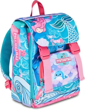 Mitama 4Zip OceanVibes / Školská aktovka / 21-28 l / pre 1. stupeň ZŠ (64719)
