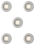 Philips Peridot nikel / Zapustené svietidlo okrúhle / GU10 / IP20 / 5 ks (SKL000509989)