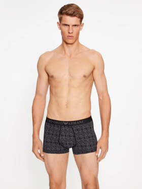 Pánske boxerky 111389 3F506 29221 grafitové s potlačou - Emporio Armani L