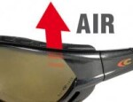Okuliare Cofra COMBOWALL POLAR E025-BC11, HIGH PERFORM, Čierna (E025_BC11)
