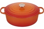 Le Creuset Signature Oválny hrniec s pokrievkou 33 cm oranžová (21178330902430)