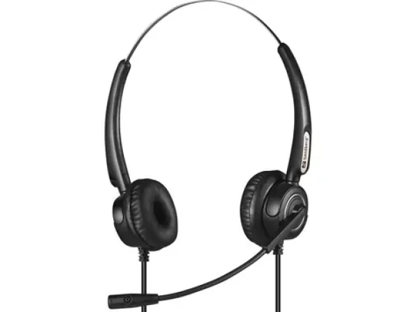 Sandberg Headset Pro Stereo čierna / slúchadlá s mikrofónom / USB + RJ9/11 (126-30)