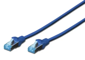 Digitus CAT 5e SF-UTP modrá / Patch kábel / 5 m / AWG 26/7 (DK-1531-050/B)