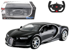 Mamido Autíčko Bugatti Chiron na diaľkové ovládanie RC 1:14 čierne