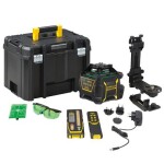 Stanley FMHT77448 / Rotačný laser FatMax / zelený lúč / dosah 80m / variabilná rýchlosť rotácie (SFMHT77448-1)