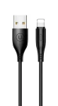 USAMS SJ266 Round Lightning Dátový Kábel čierna (6958444962009)