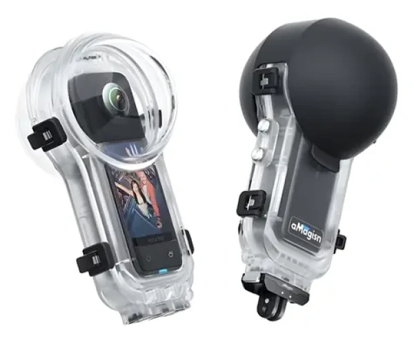 Insta360 X5 / Potápačské puzdro / neviditeľné / do 60 m / 1/4" závit
