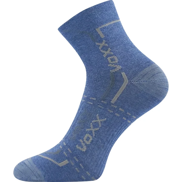 VOXX ponožky Franz 03 jeans melé 3 páry 35-38 113594