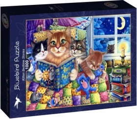 BlueBird Puzzle Mačiatka a rozprávky na dobrú noc