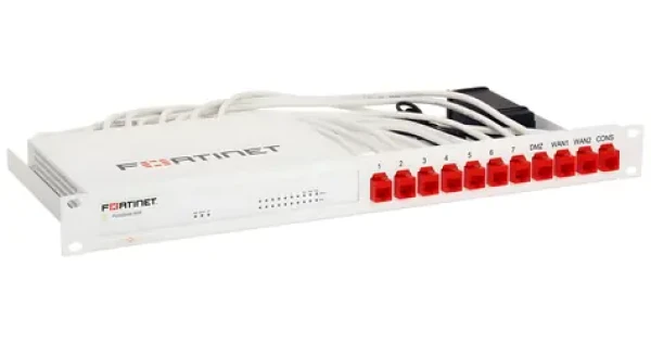 Rackmount.IT RM-FR-T10 biela / Montážna sada do racku / pre FortiGate 60E, 61E, 60F, 61F / 1U / RJ-45 kábel 0,5 m (RM-FR-T10)