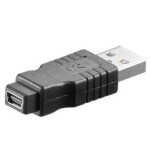 PremiumCord USB redukcia A/M - MINI-B 5 PIN/F (8592220006488)