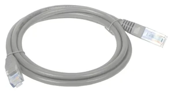 Alantec KKU5SZA2 sivá / Patch kábel / CAT 5e / U/UTP / 2 m (KKU5SZA2)