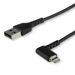 StarTech Lightning na USB-A čierna, lomený konektor / dátový kábel / 2 m / 480 Mbit/s (RUSBLTMM2MBR)
